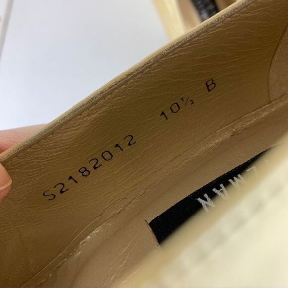 Stuart Weitzman Gold Patent Evening Pumps 10.5 - Picture 9 of 12